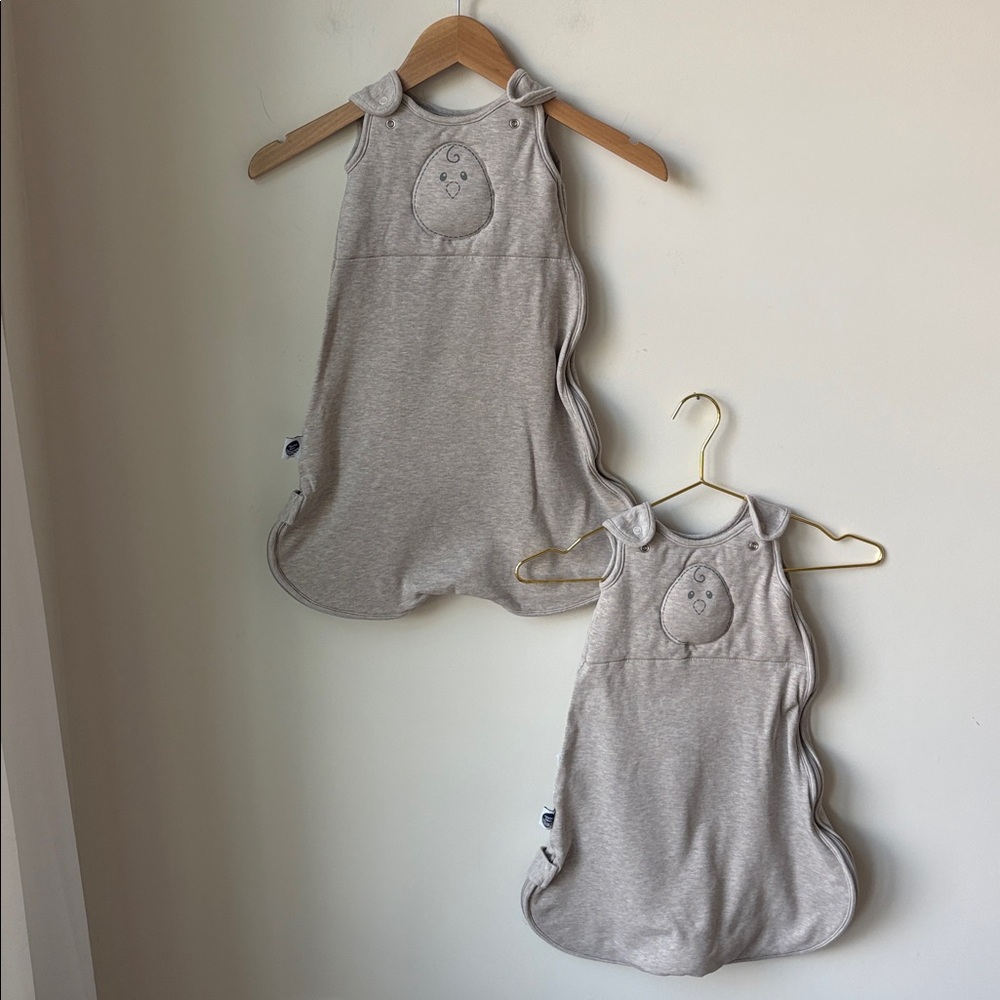 Nested Bean Set of 2 Zen Sack Classic Sand Color Sleep Travel Adjustable Size S